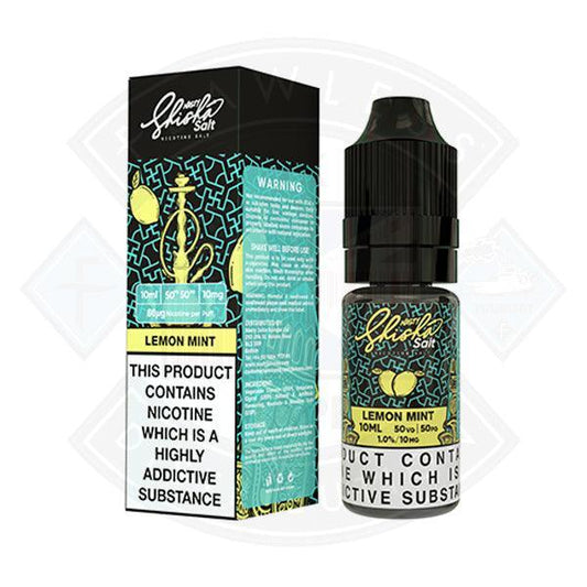 Nasty Juice Nasty Shisha Salt Lemon Mint 10mg 10ml e-liquid - Flawless Vape Shop