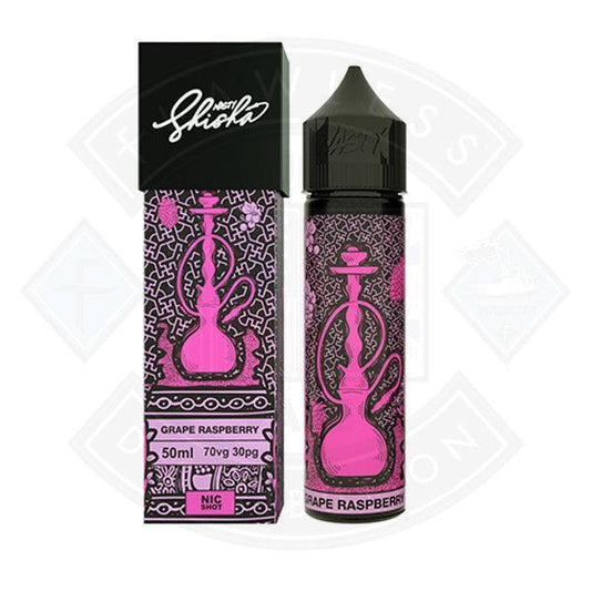 Nasty Juice Shisha - Grape Raspberry 0mg 50ml Shortfill - Flawless Vape Shop