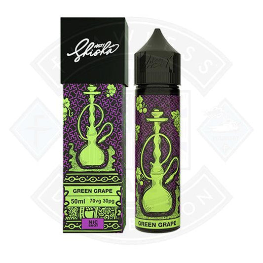 Nasty Juice Shisha - Green Grape 0mg 50ml Shortfill - Flawless Vape Shop