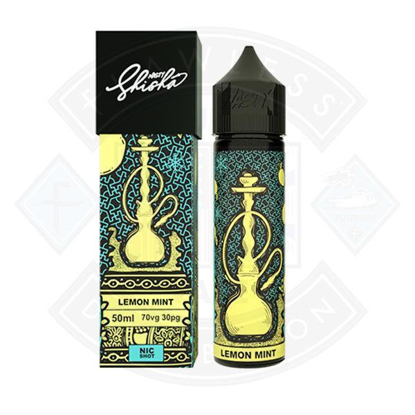 Nasty Juice Shisha - Lemon Mint 0mg 50ml Shortfill - Flawless Vape Shop