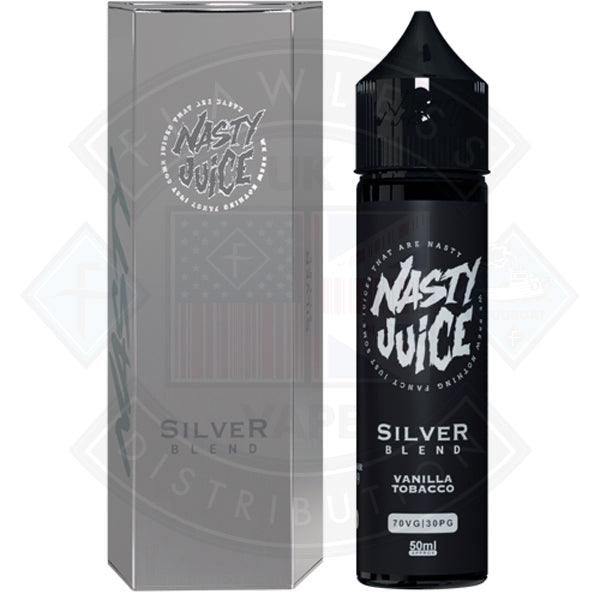 Nasty Juice Tobacco Series - Silver Blend 0mg 50ml Shortfill E-liquid - Flawless Vape Shop