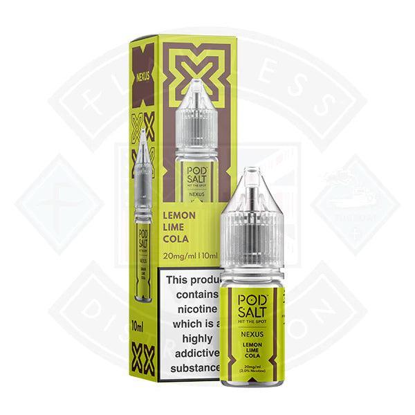 Nexus Pod Salt Lemon Lime Cola 10ml - Flawless Vape Shop