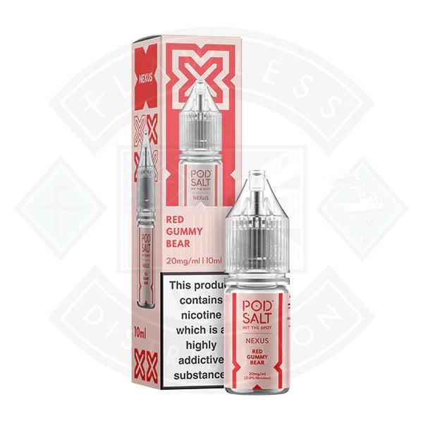 Nexus Pod Salt Red Gummy Bear 10ml - Flawless Vape Shop