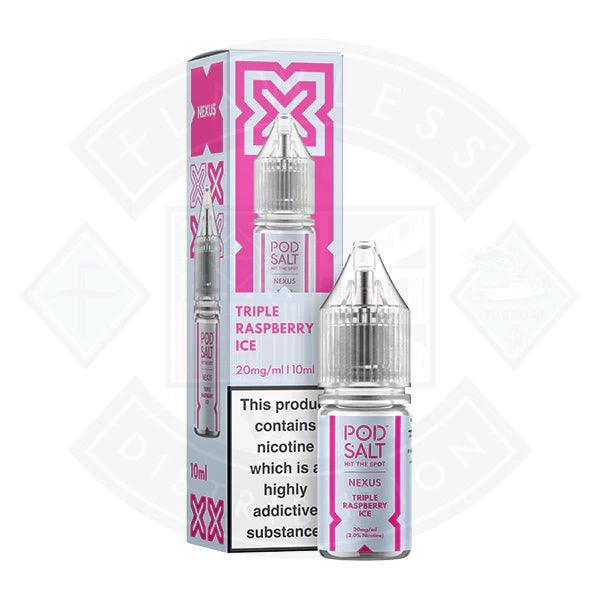 Nexus Pod Salt Triple Raspberry Ice 10ml - Flawless Vape Shop