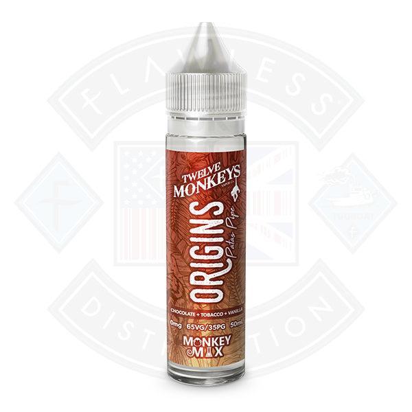 Origins Patas Pipe E liquid by Twelve Monkeys 50ml Short fill - Flawless Vape Shop