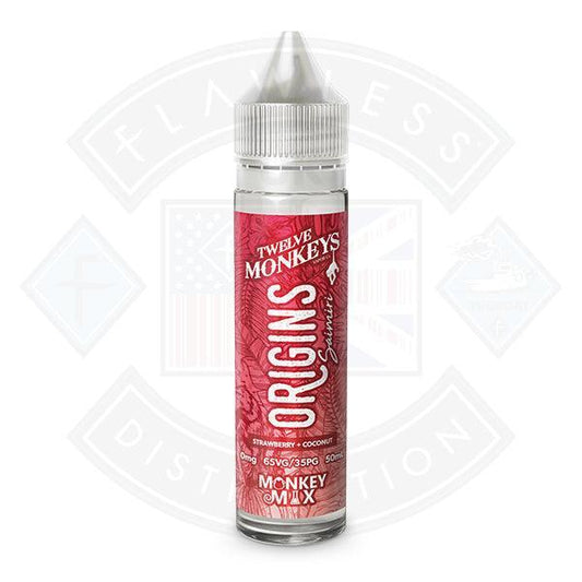 Origins Saimiri E liquid by Twelve Monkeys 50ml Short fill - Flawless Vape Shop