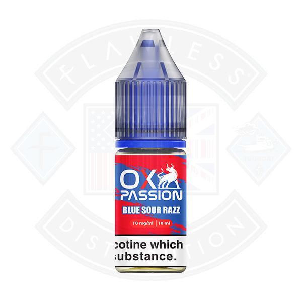 OX Passion by Oxva Blue Sour Razz Nic Salt 10ml - Flawless Vape Shop