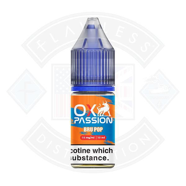 OX Passion by Oxva Bru POP Nic Salt 10ml - Flawless Vape Shop