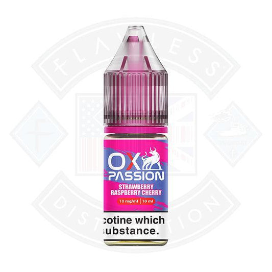 OX Passion by Oxva Strawberry Raspberry Cherry Nic Salt 10ml - Flawless Vape Shop