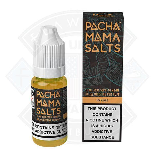 Pacha Mama Salts Icy Mango 10ml E Liquid - Flawless Vape Shop