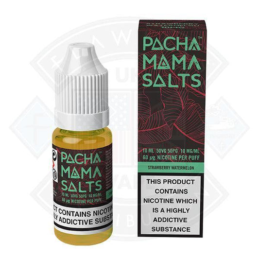 Pacha Mama Salts Strawberry Watermelon 10ml E Liquid - Flawless Vape Shop