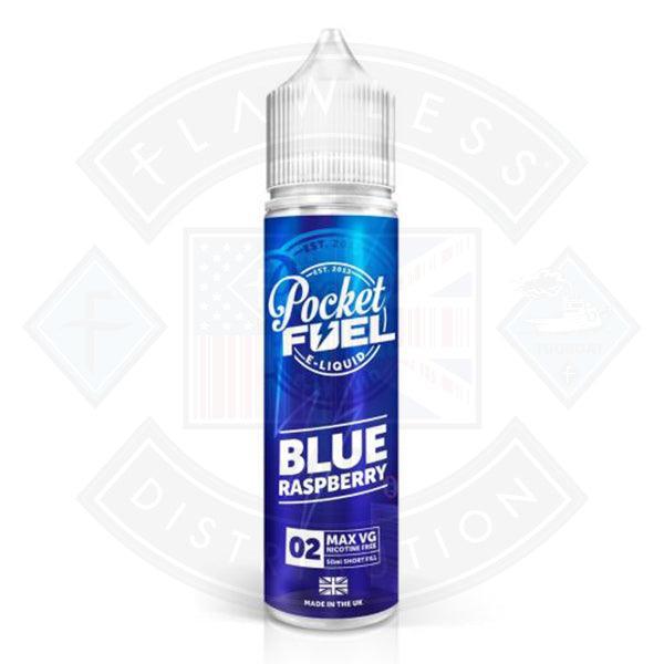 Pocket Fuel Blue Raspberry 02 0mg 50ml Shortfill - Flawless Vape Shop