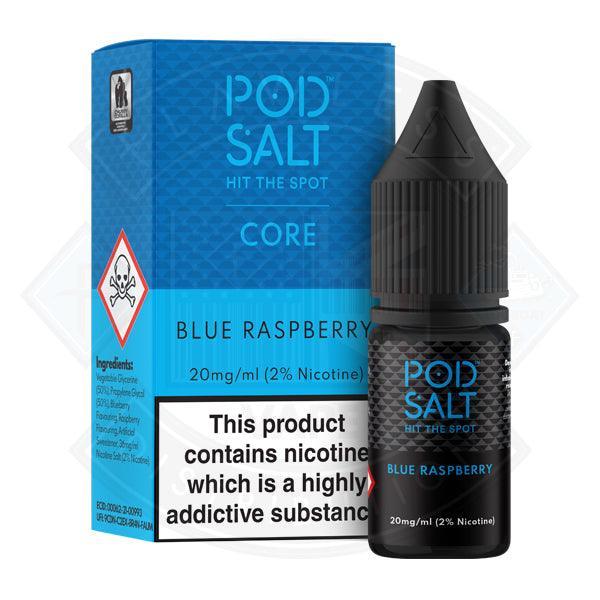 Pod Salt Blue Raspberry 10ml E-Liquid - Flawless Vape Shop