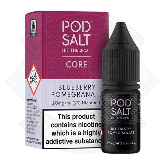 Pod Salt Blueberry Pomegranate 11mg 10ml E-Liquid - Flawless Vape Shop