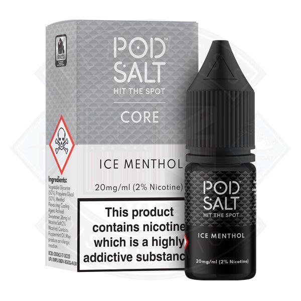 Pod Salt Ice Menthol Nic Salt 11mg 10ml E-Liquid - Flawless Vape Shop