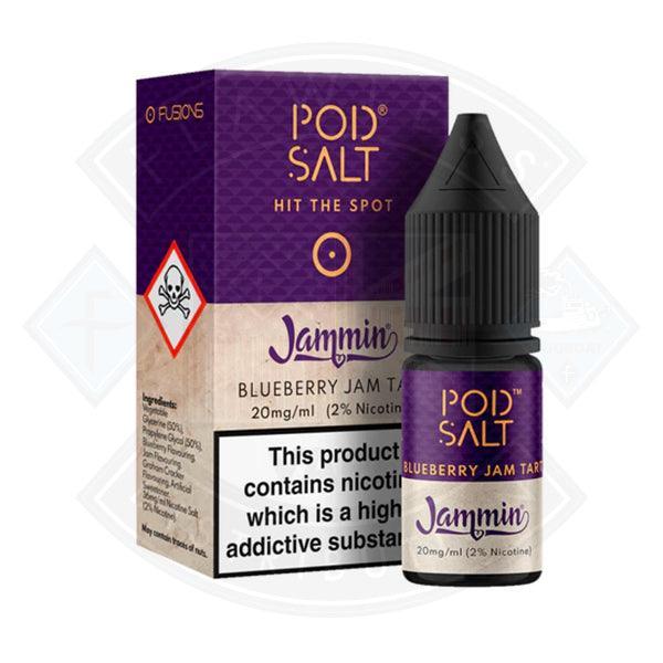 Pod Salt Jammin Blueberry Jam Tart Nic Salt 20mg 10ml E-Liquid - Flawless Vape Shop