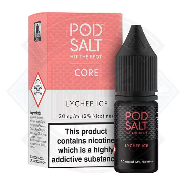 Pod Salt Lychee Ice 10ml E-Liquid - Flawless Vape Shop