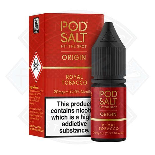 Pod Salt Origin - Royal Tobacco 10ml - Flawless Vape Shop