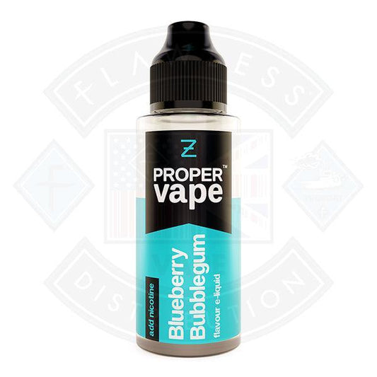 Proper Vape by Zeus Juice Blueberry Bubblegum 0mg 100ml Shortfill E-Liquid - Flawless Vape Shop