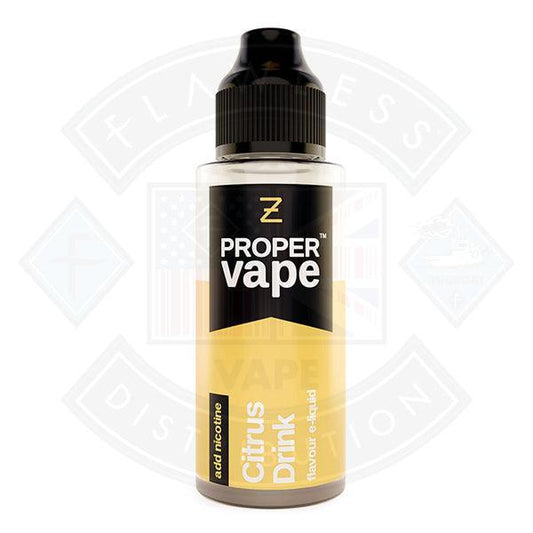 Proper Vape by Zeus Juice Citrus Drink 0mg 100ml Shortfill E-Liquid - Flawless Vape Shop