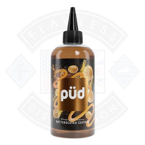 PUD Pudding & Decadence Butterscotch Custard 0mg 200ml Shortfill E-Liquid - Flawless Vape Shop