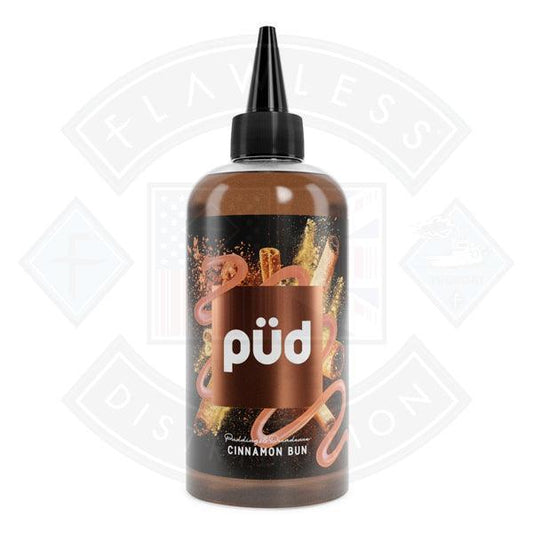 PUD Pudding & Decadence Cinnamon Bun 0mg 200ml Shortfill E-Liquid - Flawless Vape Shop