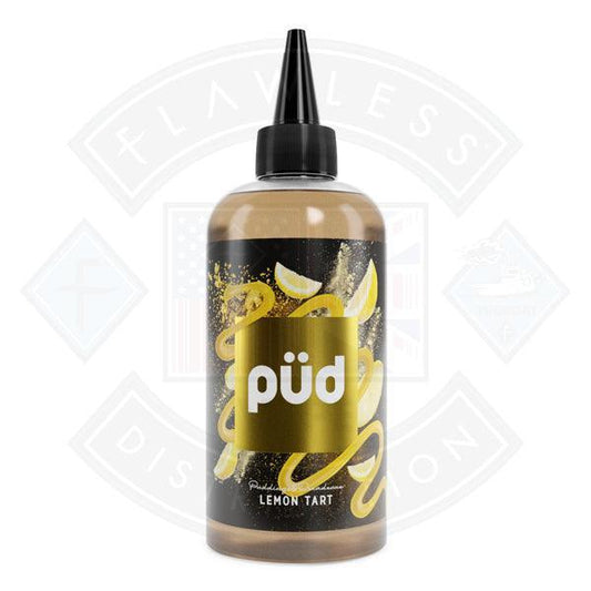 PUD Pudding & Decadence Lemon Tart 0mg 200ml Shortfill E-Liquid - Flawless Vape Shop