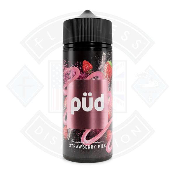 PUD Pudding & Decadence Strawberry Milk 0mg 100ml Shortfill E-Liquid - Flawless Vape Shop