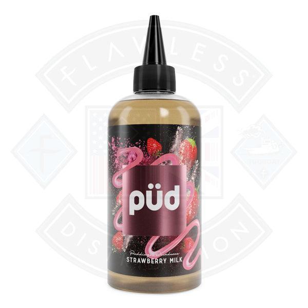 PUD Pudding & Decadence Strawberry Milk 0mg 200ml Shortfill E-Liquid - Flawless Vape Shop