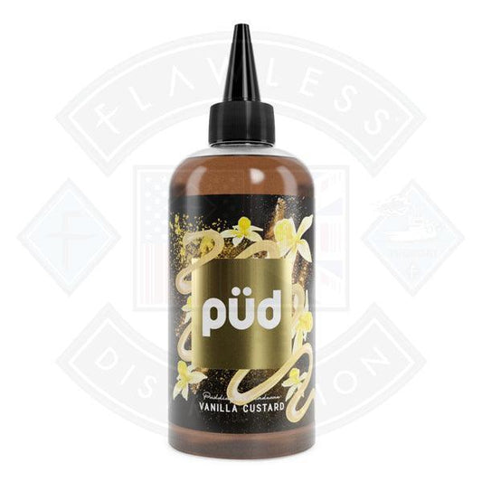 PUD Pudding & Decadence Vanilla Custard 0mg 200ml Shortfill E-Liquid - Flawless Vape Shop