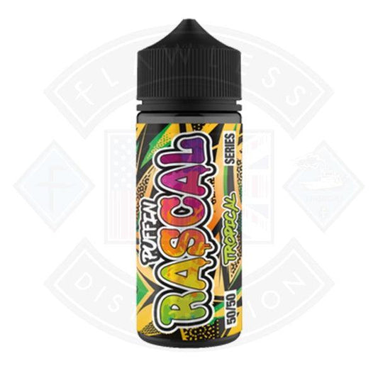 Puffin Rascal 50:50 Series Tropical 0mg 100ml Shortfill E-Liquid - Flawless Vape Shop