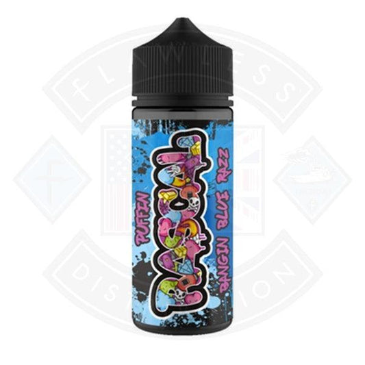 Puffin Rascal Bangin Blue Razz 0mg 100ml 70/30 Shortfill E-Liquid - Flawless Vape Shop