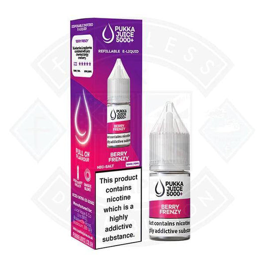 Pukka Juice 5000 Berry Frenzy Nic Salt 10ml - Flawless Vape Shop