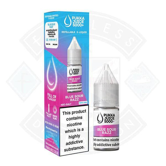 Pukka Juice 5000 Blue Sour Razz Nic Salt 10ml - Flawless Vape Shop