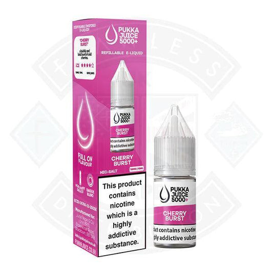 Pukka Juice 5000 Cherry Bust Nic Salt 10ml - Flawless Vape Shop