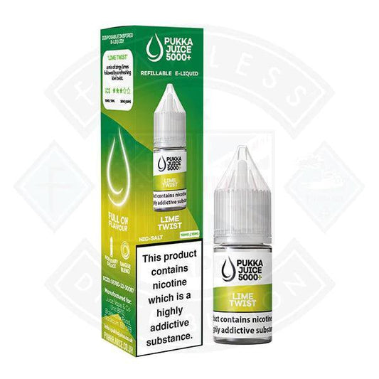 Pukka Juice 5000 Lime Twist Nic Salt 10ml - Flawless Vape Shop