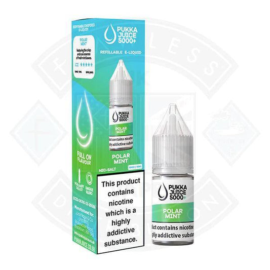 Pukka Juice 5000 Polar Mint Nic Salt 10ml - Flawless Vape Shop