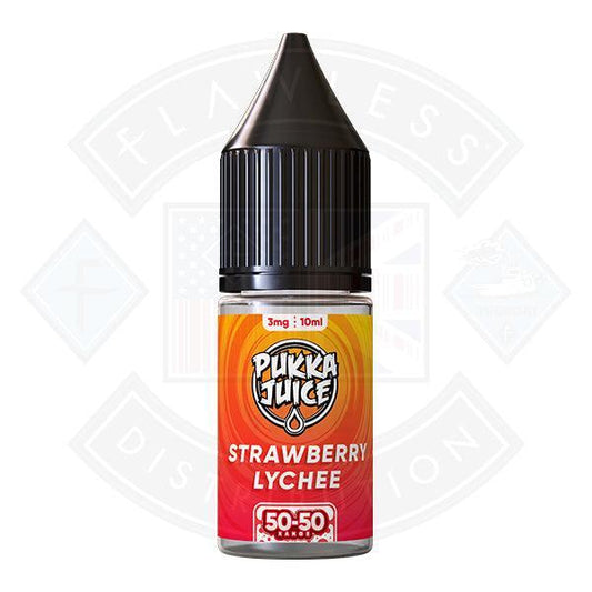 Pukka Juice 50/50 Strawberry Lychee 10ml - Flawless Vape Shop