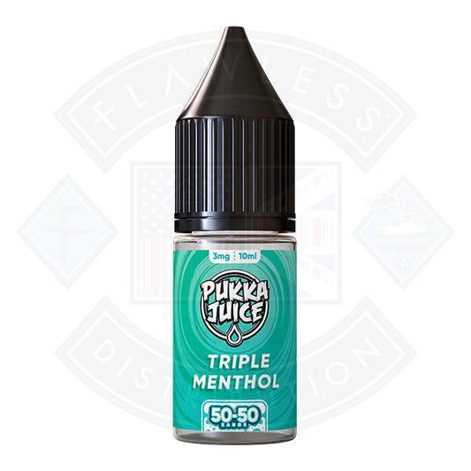 Pukka Juice 50/50 Triple Menthol 10ml - Flawless Vape Shop