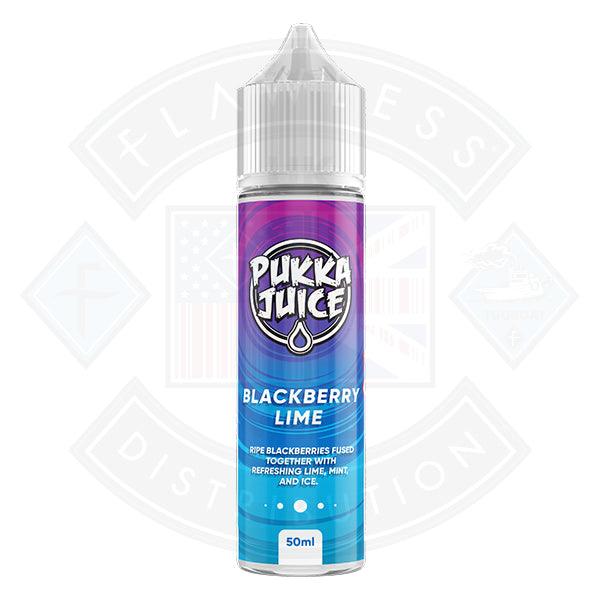 Pukka Juice Blackberry Lime 50ml 0mg Shortfill E-liquid - Flawless Vape Shop