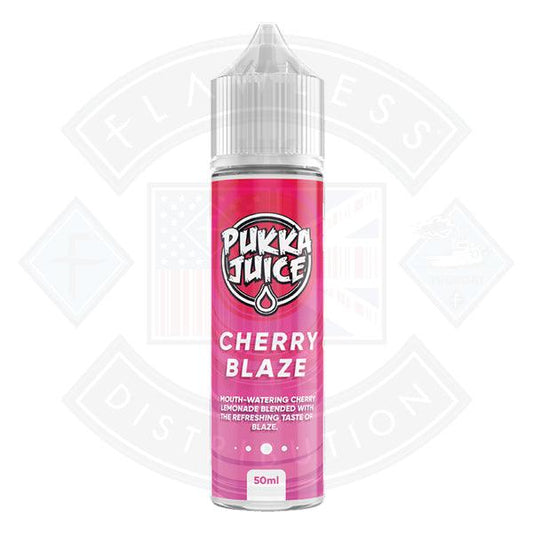 Pukka Juice Cherry Blaze 50ml 0mg Shortfill E-liquid - Flawless Vape Shop
