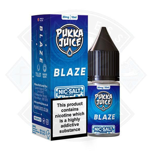 Pukka Juice - Nic Salt Blaze 10ml 10mg E-liquid - Flawless Vape Shop