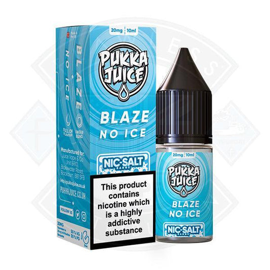 Pukka Juice - Nic Salt Blaze No Ice 10ml 10mg E-liquid - Flawless Vape Shop