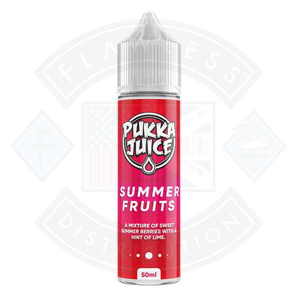 Pukka Juice Summer Fruits E liquid 50ml Short fill - Flawless Vape Shop