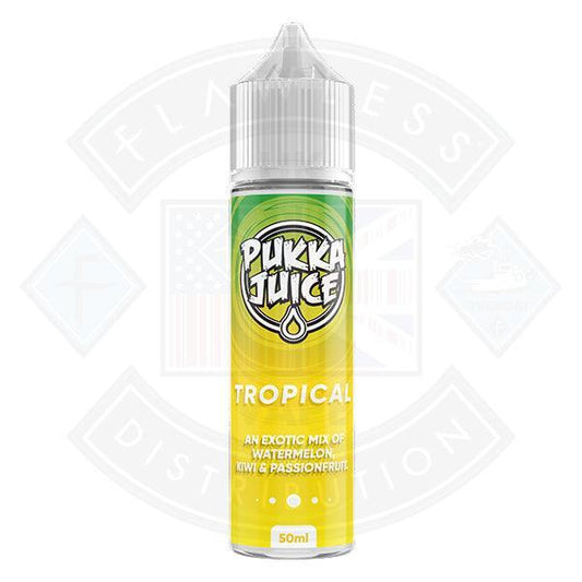 Pukka Juice Tropical E liquid 50ml Short fill - Flawless Vape Shop