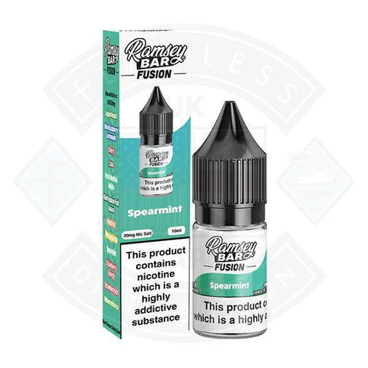 Ramsey Bar Fusion V2 Spearmint Nic Salt 10ml - Flawless Vape Shop