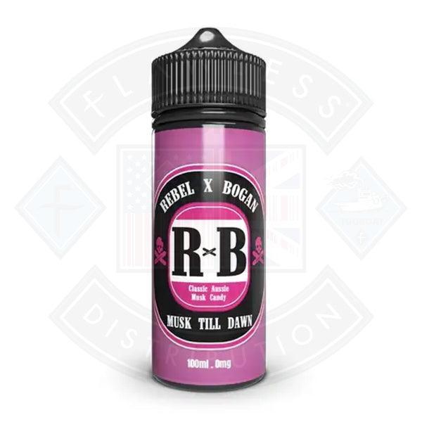 Rebel x Bogan - Musk Till Dawn 100ml 0mg shortfill e-liquid - Flawless Vape Shop