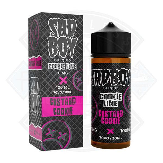 Sadboy Custard Cookie 100ml 0mg shortfill e-liquid - Flawless Vape Shop