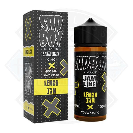 Sadboy - Lemon Jam 100ml 0mg shortfill e-liquid - Flawless Vape Shop