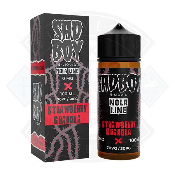 Sadboy Nola Bar - Straw Nola 100ml 0mg shortfill e-liquid - Flawless Vape Shop